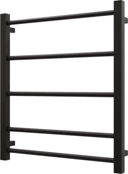 Полотенцесушитель водяной Grota Simple 60x53, RAL9005 черный матовый Simple 530x600 N RAL 9005