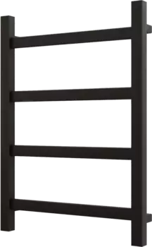 Полотенцесушитель водяной Grota Soffi 60x43, RAL9005 черный матовый Soffi 430x600 N RAL9005