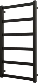 Полотенцесушитель водяной Grota Soffi 80x43, RAL9005 черный матовый Soffi 430x800 N RAL9005