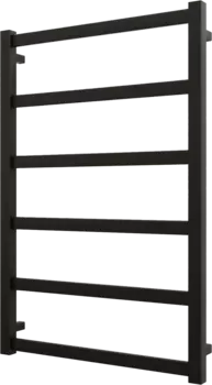 Полотенцесушитель водяной Grota Soffi 80x53, RAL9005 черный матовый Soffi 530x800 N RAL9005