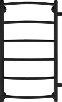 Полотенцесушитель водяной Indigo Arc LASW70-30BR-б/п-50 боковое подключение, черный муар