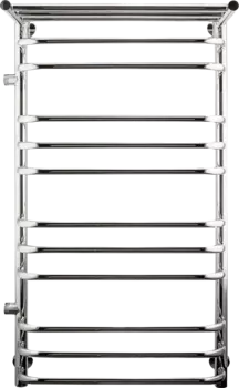 Полотенцесушитель водяной Indigo Brace LBCW100-50PL-б/п-60 с полкой, серебристый