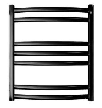 Полотенцесушитель водяной Lemark Atlantiss П7 50x60 черный LM32607RBL