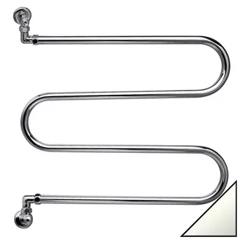 Полотенцесушитель водяной Margaroli Vento 400 белый 400WH