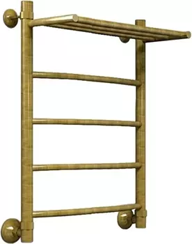 Полотенцесушитель водяной Ника Arc ЛД ВП 60/40 с полкой, бронза ЛД ВП 60/40 бронза