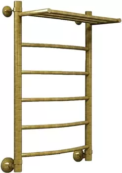 Полотенцесушитель водяной Ника Arc ЛД ВП 80/40 с полкой, бронза ЛД ВП 80/40 бронза