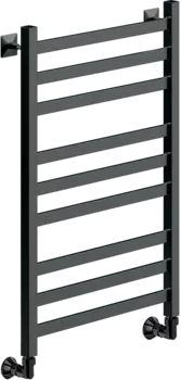 Полотенцесушитель водяной Ника Modern ЛМ 6 80/50, черный матовый ЛМ 6 80/50 черный мат