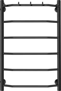 Полотенцесушитель водяной Secado Агата 1 K 80x50, черный матовый Агата 1 К 80/50, водяной, ЧЕРНЫЙ МАТОВЫЙ