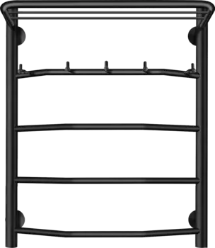 Полотенцесушитель водяной Secado Агата 1 KСП 60x50, черный матовый Агата 1 КСП 60/50, водяной, ЧЕРНЫЙ МАТОВЫЙ