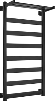 Полотенцесушитель водяной Secado Комано 1 СП 100x50, черный матовый 4603777474973