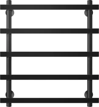 Полотенцесушитель водяной Secado Понтида 1 60х50, черный матовый Понтида 1 60/50/60, водяной, ЧЕРНЫЙ МАТОВЫЙ