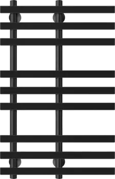 Полотенцесушитель водяной Secado Понтида 3 80х50, черный матовый Понтида 3 80/20/50, водяной, ЧЕРНЫЙ МАТОВЫЙ