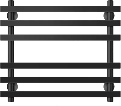 Полотенцесушитель водяной Secado Понтида Плюс 60х50, черны матовый Понтида + 60/50/60, водяной, ЧЕРНЫЙ МАТОВЫЙ