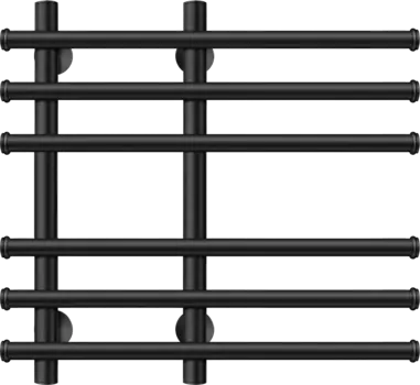 Полотенцесушитель водяной Secado Турин 3 60х50, черный матовый Турин 3 60/20/50, водяной, ЧЕРНЫЙ МАТОВЫЙ