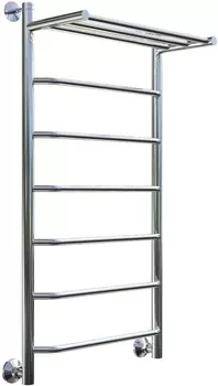 Полотенцесушитель водяной Тругор Браво НП 1 П ЛЦ4 100x50, с полкой Браво1/нп10050П