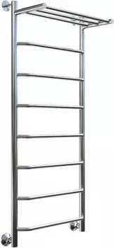Полотенцесушитель водяной Тругор Браво НП 1 П ЛЦ4 120x40, с полкой Браво1/нп12040П
