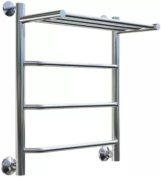 Полотенцесушитель водяной Тругор Браво НП 1 П ЛЦ4 60x40, с полкой Браво1/нп6040П