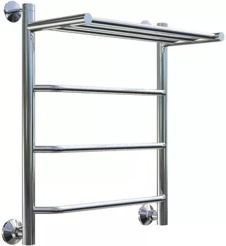 Полотенцесушитель водяной Тругор Браво НП 1 П ЛЦ4 60x50, с полкой Браво1/нп6050П