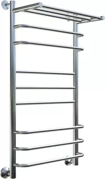 Полотенцесушитель водяной Тругор Идеал Комби НП 3 П ЛЦ17 100x40, с полкой Идеал/комби3/нп10040П
