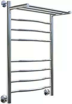 Полотенцесушитель водяной Тругор Лотос НП 2 П ЛЦ28 80x50, с полкой Лотос2/нп8050П