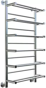 Полотенцесушитель водяной Тругор Вертикаль НП П ЛЦ35 100x50, с полкой Вертикаль/нп10050П