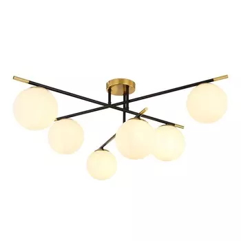 Потолочная люстра Arte Lamp Alcor A2224PL-6BK