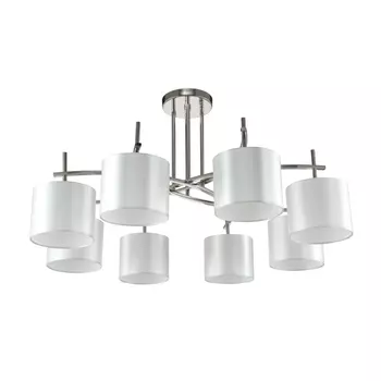 Потолочная люстра Crystal Lux Sergio PL8 Nickel