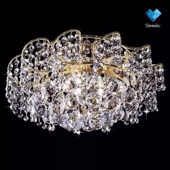 Потолочная люстра Eurosvet 16017/6 золото Strotskis