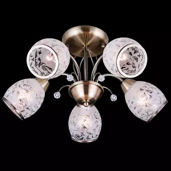 Потолочная люстра Eurosvet 30026/5 античная бронза