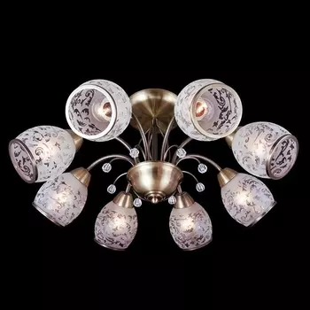 Потолочная люстра Eurosvet 30026/8 античная бронза