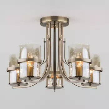 Потолочная люстра Eurosvet 60085/5 античная бронза