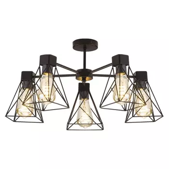 Потолочная люстра Eurosvet 70107/5 черный