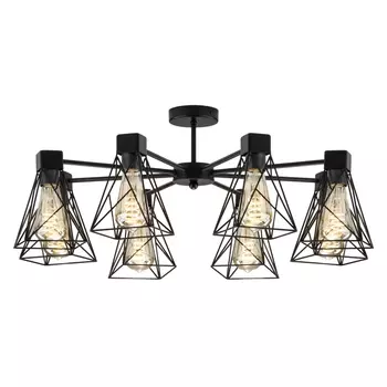 Потолочная люстра Eurosvet 70107/8 черный