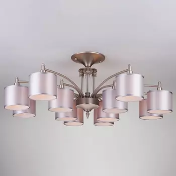 Потолочная люстра Eurosvet Adagio 60080/12 сатин-никель