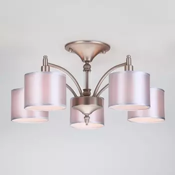 Потолочная люстра Eurosvet Adagio 60080/5 сатин-никель