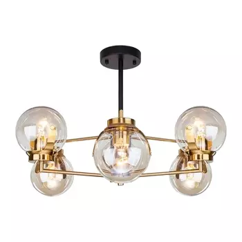 Потолочная люстра Eurosvet Creek 70118/6 черный