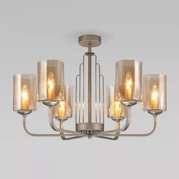 Потолочная люстра Eurosvet Defi 60138/6 перламутровое золото