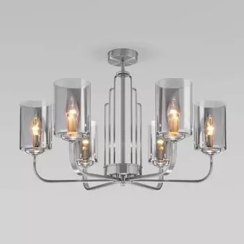 Потолочная люстра Eurosvet Defi 60138/6 сатин-никель