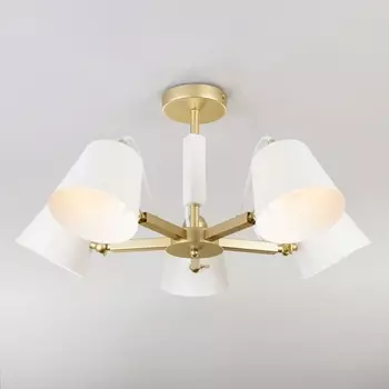 Потолочная люстра Eurosvet Frozen 70083/5 золото