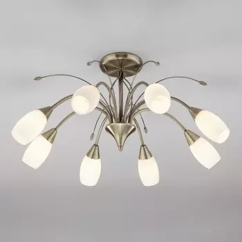 Потолочная люстра Eurosvet Ginevra 30280/8 античная бронза