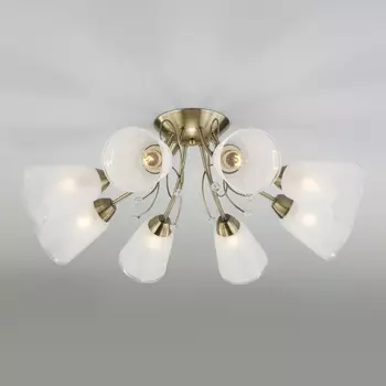 Потолочная люстра Eurosvet Patrice 30150/8 античная бронза