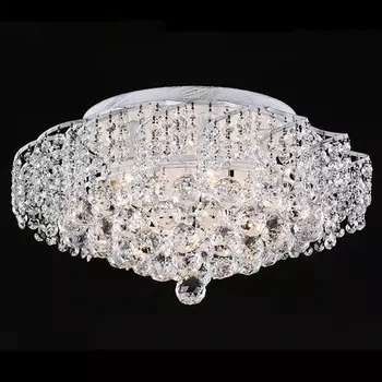 Потолочная люстра Eurosvet Шарм 16017/9 белый с серебром Strotskis