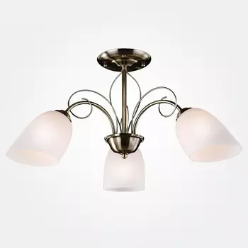 Потолочная люстра Eurosvet Стефани 30107/3 античная бронза