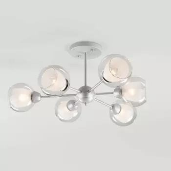 Потолочная люстра Eurosvet Vivien 30163/6 серебро