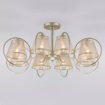 Потолочная люстра Eurosvet Volante 60093/8 перламутровое золото