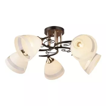 Потолочная люстра IMEX MD.3202-5-S BK+FGD