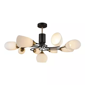 Потолочная люстра IMEX MD.3862-9-S BK+CP