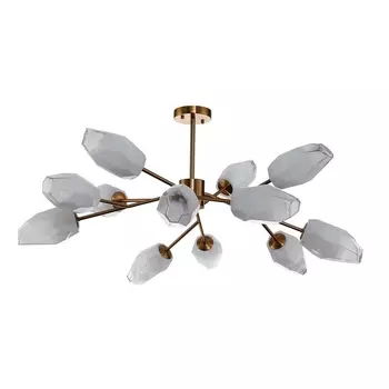 Потолочная люстра Indigo Boccio 13003/12C Brass V000005