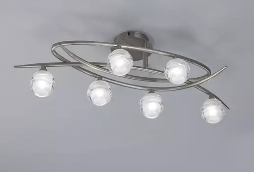 Потолочная люстра Mantra Loop Satin Nickel 1812 /1812