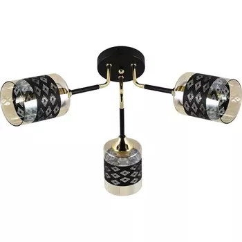 Потолочная люстра Reluce 01355-0.3-03 BK+FGD